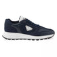 Prada  Nubuck and Re-Nylon High-Top Sneakers