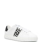 Versace Greca-embroidered leather sneakers