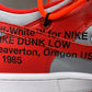 Nike Mens Dunk Low CT0856 700 Off-White - University Gold - Size