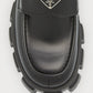 Prada Men's Monolith Lug-Sole Brushed Leather Loafers