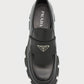 Prada Men's Monolith Lug-Sole Brushed Leather Loafers